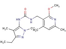 N-(3-ethyl-1,4-dimethyl-1H-pyrazol-5-yl)-N'-[(2-methoxy-4,6-dimethylpyridin-3-yl)methyl]urea