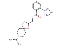 N-[(8-isopropyl-1-oxa-8-azaspiro[4.5]dec-2-yl)methyl]-2-(1H-1,2,4-triazol-3-yl)benzamide