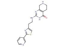 2-({2-[2-(3-pyridinyl)-1,3-thiazol-4-yl]ethyl}amino)-5,6,7,8-tetrahydropyrido[3,4-d]pyrimidin-4(3H)-one hydrochloride