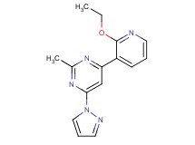 4-(2-ethoxypyridin-3-yl)-2-methyl-6-(1H-pyrazol-1-yl)pyrimidine