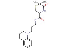 N-[3-(3,4-dihydroquinolin-1(2H)-yl)propyl]-6,6-dimethyl-5-oxothiomorpholine-3-carboxamide