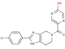 5-{[2-(4-chlorophenyl)-1,4,6,7-tetrahydro-5H-imidazo[4,5-c]pyridin-5-yl]carbonyl}pyrazin-2-ol