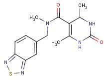 N-(2,1,3-benzothiadiazol-5-ylmethyl)-N,4,6-trimethyl-2-oxo-1,2,3,4-tetrahydropyrimidine-5-carboxamide