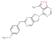 4-[2-(4-methoxybenzyl)-5,7-dihydro-6H-pyrrolo[3,4-d]pyrimidin-6-yl]-3-methylisoxazolo[5,4-d]pyrimidine