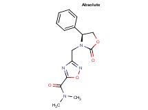 N,N-dimethyl-3-{[(4S)-2-oxo-4-phenyl-1,3-oxazolidin-3-yl]methyl}-1,2,4-oxadiazole-5-carboxamide