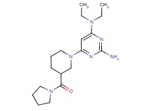 N~4~,N~4~-diethyl-6-[3-(pyrrolidin-1-ylcarbonyl)piperidin-1-yl]pyrimidine-2,4-diamine