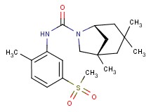 (1S*,5R*)-1,3,3-trimethyl-N-[2-methyl-5-(methylsulfonyl)phenyl]-6-azabicyclo[3.2.1]octane-6-carboxamide