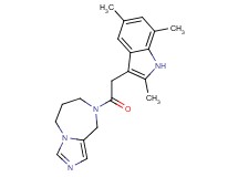 8-[(2,5,7-trimethyl-1H-indol-3-yl)acetyl]-6,7,8,9-tetrahydro-5H-imidazo[1,5-a][1,4]diazepine