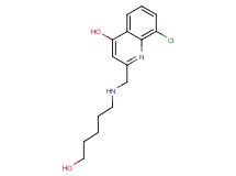 8-chloro-2-{[(5-hydroxypentyl)amino]methyl}quinolin-4-ol