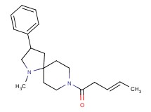 1-methyl-8-[(3E)-3-pentenoyl]-3-phenyl-1,8-diazaspiro[4.5]decane