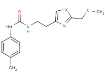 N-(4-methylphenyl)-N'-(2-{2-[(methylthio)methyl]-1,3-thiazol-4-yl}ethyl)urea