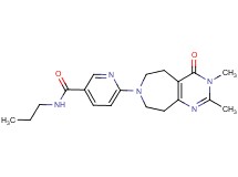 6-(2,3-dimethyl-4-oxo-3,4,5,6,8,9-hexahydro-7H-pyrimido[4,5-d]azepin-7-yl)-N-propylnicotinamide