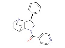 (2R*,3S*,6R*)-5-isonicotinoyl-3-phenyl-1,5-diazatricyclo[5.2.2.0~2,6~]undecane