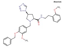 (4S)-1-[4-(benzyloxy)-3-methoxybenzyl]-N-[2-(2-methoxyphenyl)ethyl]-4-(1H-tetrazol-1-yl)-L-prolinamide