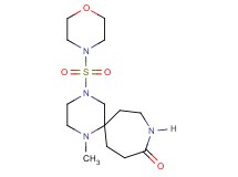 1-methyl-4-(4-morpholinylsulfonyl)-1,4,9-triazaspiro[5.6]dodecan-10-one