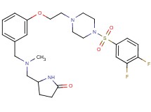 5-{[[3-(2-{4-[(3,4-difluorophenyl)sulfonyl]-1-piperazinyl}ethoxy)benzyl](methyl)amino]methyl}-2-pyrrolidinone