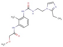 N-{3-[({[2-(2-ethyl-1H-imidazol-1-yl)ethyl]amino}carbonyl)amino]-2-methylphenyl}-2-methoxyacetamide