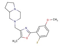2-{[2-(2-fluoro-5-methoxyphenyl)-5-methyl-1,3-oxazol-4-yl]methyl}octahydropyrrolo[1,2-a]pyrazine