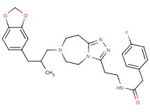 N-(2-{7-[3-(1,3-benzodioxol-5-yl)-2-methylpropyl]-6,7,8,9-tetrahydro-5H-[1,2,4]triazolo[4,3-d][1,4]diazepin-3-yl}ethyl)-2-(4-fluorophenyl)acetamide