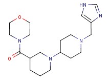 1'-(1H-imidazol-4-ylmethyl)-3-(morpholin-4-ylcarbonyl)-1,4'-bipiperidine