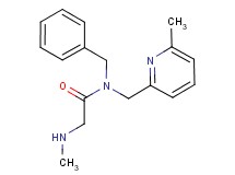 N~1~-benzyl-N~2~-methyl-N~1~-[(6-methylpyridin-2-yl)methyl]glycinamide