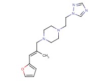 1-[(2E)-3-(2-furyl)-2-methylprop-2-en-1-yl]-4-[2-(1H-1,2,4-triazol-1-yl)ethyl]piperazine