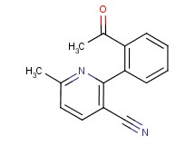 2-(2-acetylphenyl)-6-methylnicotinonitrile