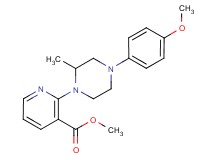 methyl 2-[4-(4-methoxyphenyl)-2-methyl-1-piperazinyl]nicotinate
