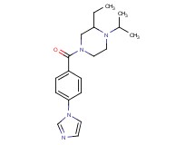 2-ethyl-4-[4-(1H-imidazol-1-yl)benzoyl]-1-isopropylpiperazine