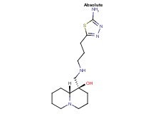 (1R,9aR)-1-({[3-(5-amino-1,3,4-thiadiazol-2-yl)propyl]amino}methyl)octahydro-2H-quinolizin-1-ol