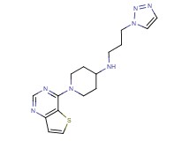 1-thieno[3,2-d]pyrimidin-4-yl-N-[3-(1H-1,2,3-triazol-1-yl)propyl]piperidin-4-amine