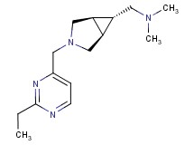 ({(1R*,5S*,6r)-3-[(2-ethylpyrimidin-4-yl)methyl]-3-azabicyclo[3.1.0]hex-6-yl}methyl)dimethylamine