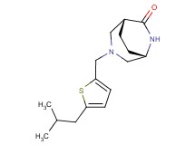 (1R*,5S*)-3-[(5-isobutyl-2-thienyl)methyl]-3,6-diazabicyclo[3.2.2]nonan-7-one