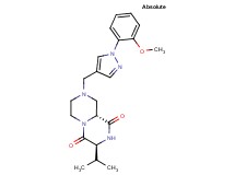 (3S,9aR)-3-isopropyl-8-{[1-(2-methoxyphenyl)-1H-pyrazol-4-yl]methyl}tetrahydro-2H-pyrazino[1,2-a]pyrazine-1,4(3H,6H)-dione