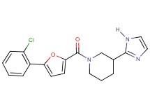 1-[5-(2-chlorophenyl)-2-furoyl]-3-(1H-imidazol-2-yl)piperidine