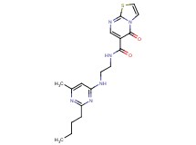 N-{2-[(2-butyl-6-methylpyrimidin-4-yl)amino]ethyl}-5-oxo-5H-[1,3]thiazolo[3,2-a]pyrimidine-6-carboxamide