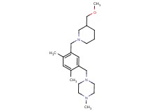 1-(5-{[3-(methoxymethyl)piperidin-1-yl]methyl}-2,4-dimethylbenzyl)-4-methylpiperazine