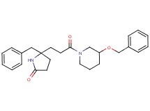 5-benzyl-5-{3-[3-(benzyloxy)-1-piperidinyl]-3-oxopropyl}-2-pyrrolidinone