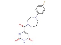 6-{[4-(4-fluorophenyl)-1,4-diazepan-1-yl]carbonyl}-2,4(1H,3H)-pyrimidinedione