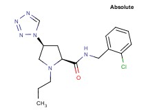 (4S)-N-(2-chlorobenzyl)-1-propyl-4-(1H-tetrazol-1-yl)-L-prolinamide