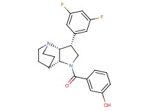 3-{[(3R*,3aR*,7aR*)-3-(3,5-difluorophenyl)hexahydro-4,7-ethanopyrrolo[3,2-b]pyridin-1(2H)-yl]carbonyl}phenol
