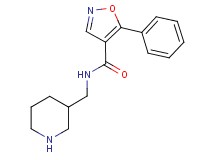 5-phenyl-N-(piperidin-3-ylmethyl)isoxazole-4-carboxamide