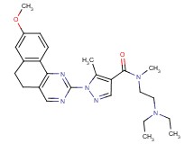 N-[2-(diethylamino)ethyl]-1-(8-methoxy-5,6-dihydrobenzo[h]quinazolin-2-yl)-N,5-dimethyl-1H-pyrazole-4-carboxamide