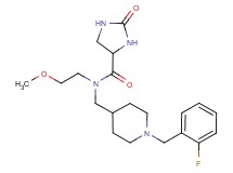 N-{[1-(2-fluorobenzyl)piperidin-4-yl]methyl}-N-(2-methoxyethyl)-2-oxoimidazolidine-4-carboxamide