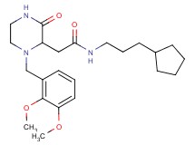 N-(3-cyclopentylpropyl)-2-[1-(2,3-dimethoxybenzyl)-3-oxo-2-piperazinyl]acetamide