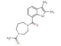 7-[(4-acetyl-1,4-diazepan-1-yl)carbonyl]-2,3-dimethyl-1H-indole