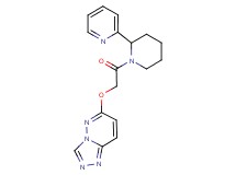 6-{2-oxo-2-[2-(2-pyridinyl)-1-piperidinyl]ethoxy}[1,2,4]triazolo[4,3-b]pyridazine