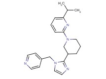 2-isopropyl-6-{3-[1-(4-pyridinylmethyl)-1H-imidazol-2-yl]-1-piperidinyl}pyridine