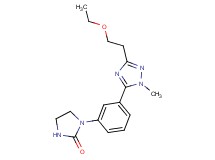1-{3-[3-(2-ethoxyethyl)-1-methyl-1H-1,2,4-triazol-5-yl]phenyl}imidazolidin-2-one