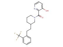 2-[(3-{2-[2-(trifluoromethyl)phenyl]ethyl}-1-piperidinyl)carbonyl]-3-pyridinol